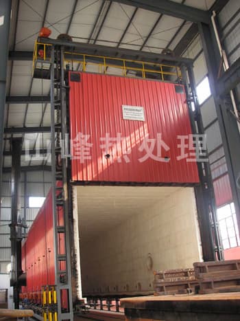 全纤维变容式双炉门台车炉