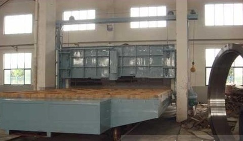 法兰环件台车炉