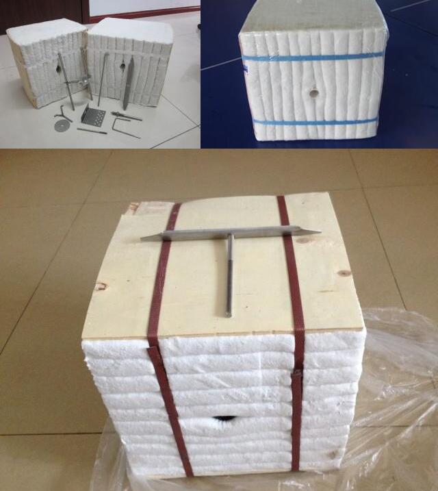 红砖窑开口窑专用硅酸铝折叠模块陶瓷纤维模块