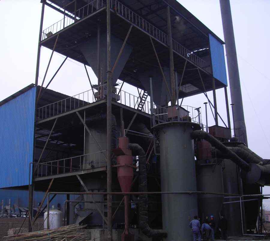 兩段式煤氣發生爐煤氣站